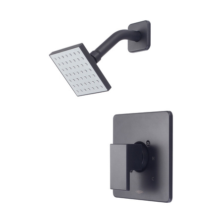 PIONEER FAUCETS 1-Handle Shower Trim Set, Matte Black, Wall T-4MO310-MB